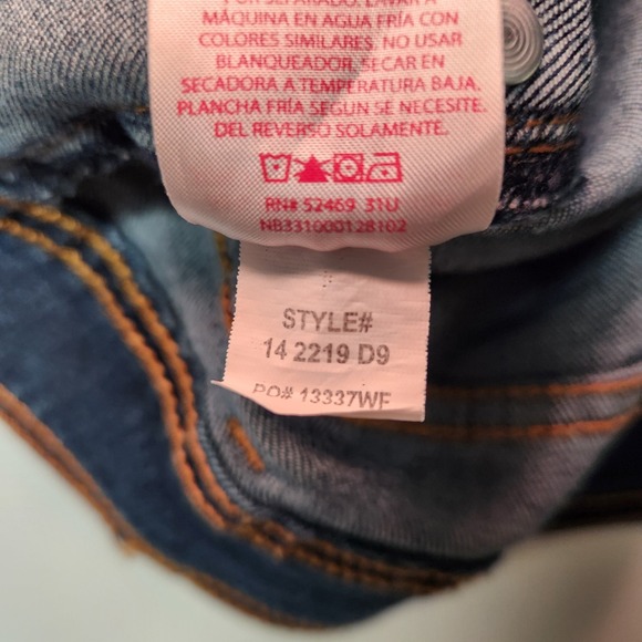 NOBO Womens Flare Jeans Size 21 Juniors Plus Blue Stretch Mid Rise Wide Leg - Picture 4 of 11